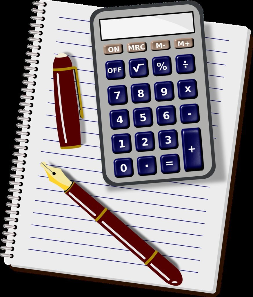 calculator, numbers, mathematics